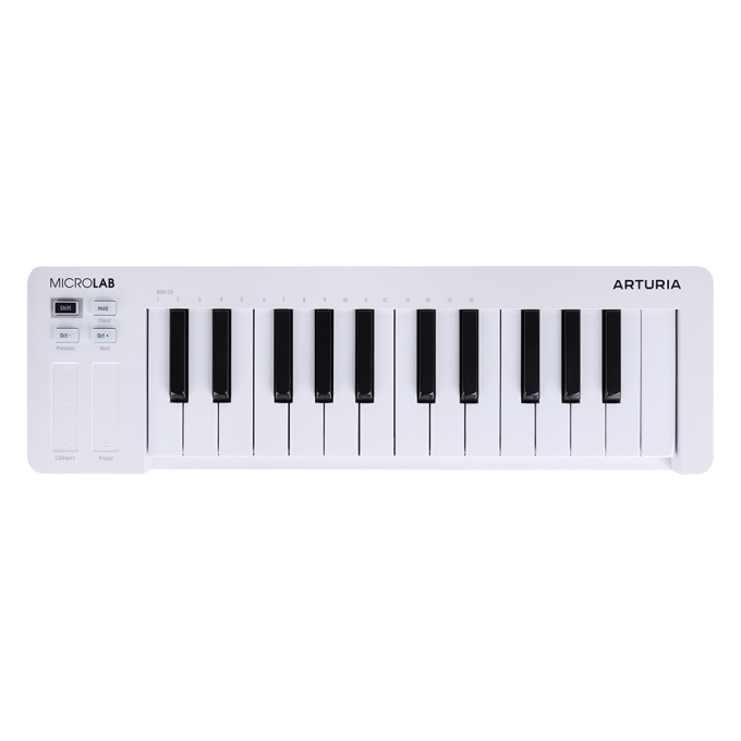 25 клавиш ARTURIA MicroLab 3 White 106139