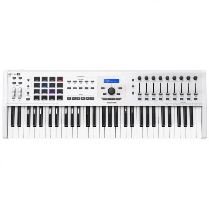 миди-клавиатура 61 клавиша ARTURIA KeyLab mkII 61 White 45654