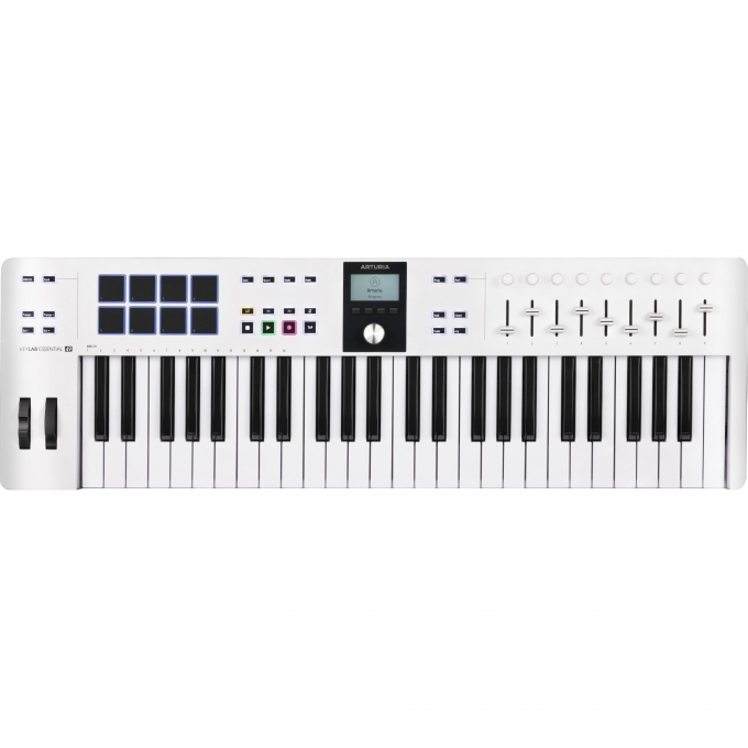 USB MIDI контроллеры ARTURIA KeyLab Essential 49 mk3 White 94415